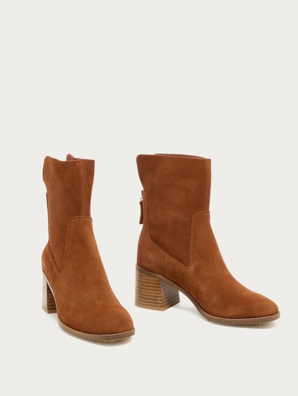Kelsi Dagger Brooklyn Island Warm Suede Block Heel Boots - 11